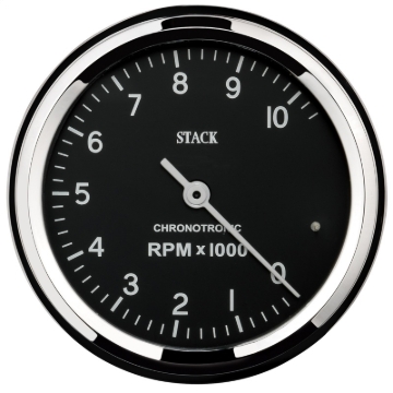 Picture of Autometer Chronocentric Tachometer - 80mm Blk - 0-10K RPM