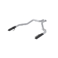 Picture of MBRP 2022+ Ford F-150 Raptor 3.5L / Raptor R 5.2L 3in Dual Rear Exit Turndown Axle Back - Black