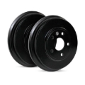 Picture of R1 83-99 Ford B600 Bus Chassis w/Front Disc Brakes Front Left Drill & Slot Black Brake Rotor