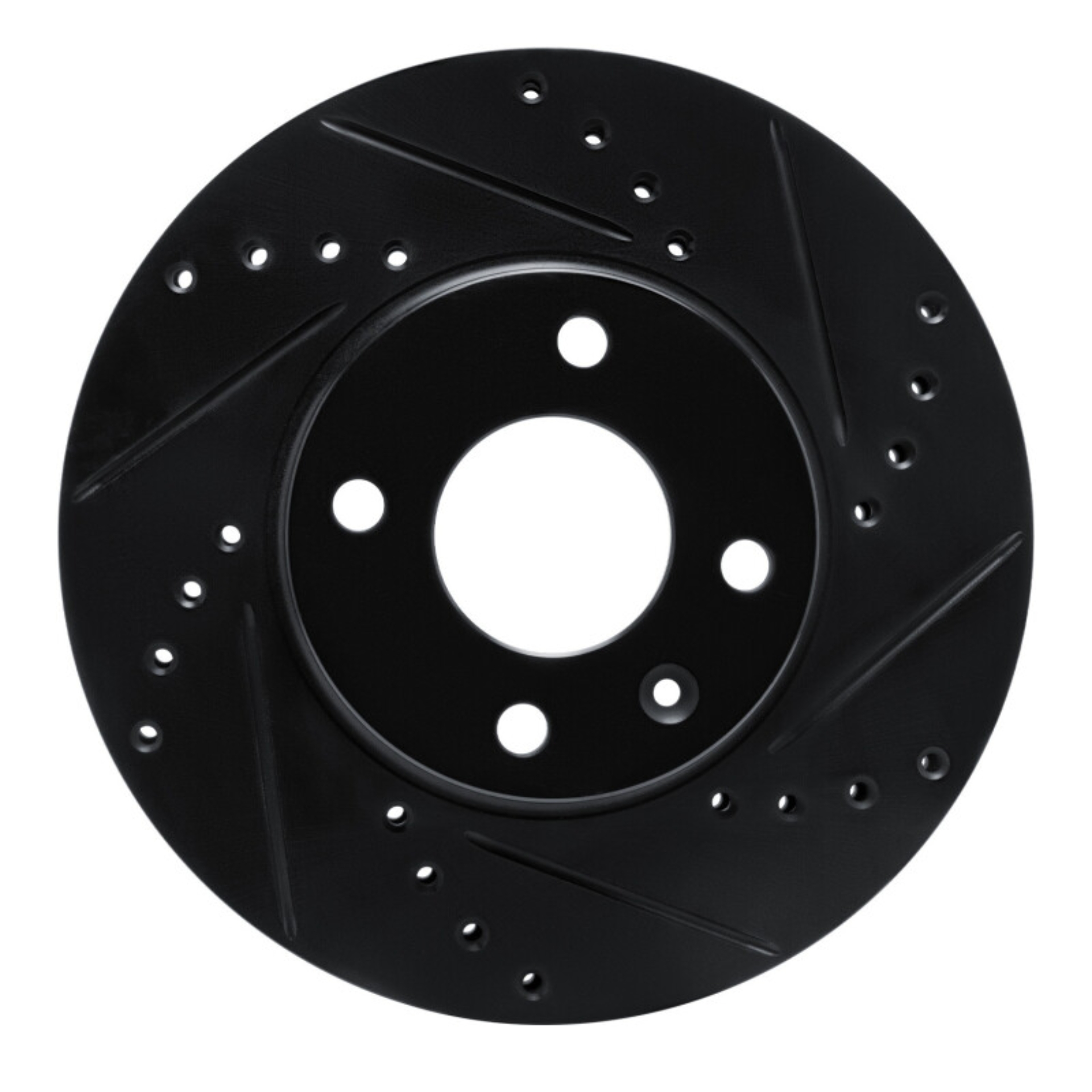 Picture of R1 12-17 Chevrolet SONIC (Mexico) Front Right Drilled & Slotted Black Brake Rotor