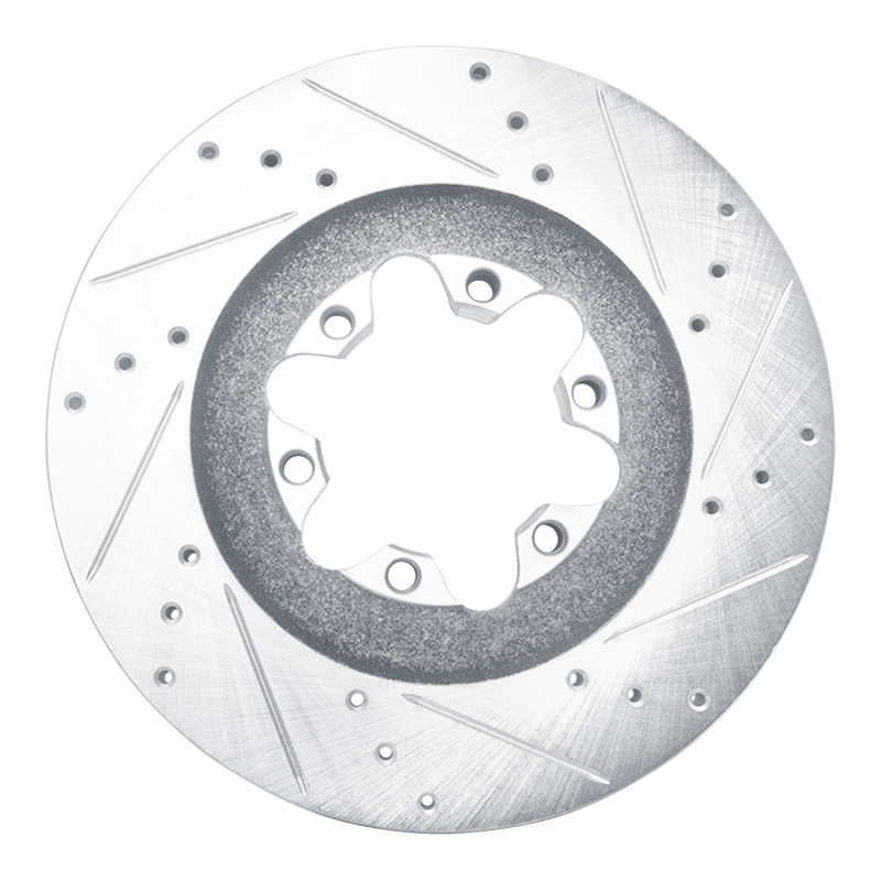 Picture of RNC Brake Rotor - Drill & Slot - R1 09-12 Chevrolet Colorado Front Right Drilled & Slotted Silver Brake Rotor rnc631-48057R