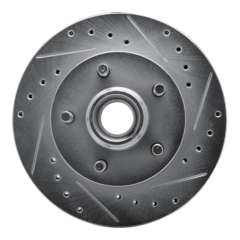 Picture of RNC Brake Rotor - Drill & Slot - R1 04-08 Ford F-150 RWD Front Right Drilled & Slotted Silver Brake Rotor rnc631-54185R
