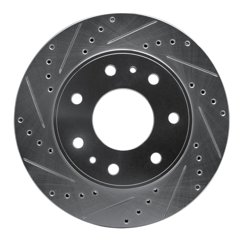 Picture of RNC Brake Rotor - Drill & Slot - R1 09-09 Ford F-150 RWD Front Left Drilled & Slotted Silver Brake Rotor rnc631-54216L