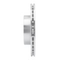 Picture of RNC Brake Rotor - Drill & Slot - R1 84-90 Honda Prelude Front Right Drilled & Slotted Silver Brake Rotor rnc631-59011R