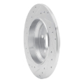 Picture of RNC Brake Rotor - Drill & Slot - R1 07-13 Mercedes-Benz CL550 Rear Right Drilled & Slotted Silver Brake Rotor rnc631-63078R