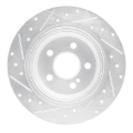 Picture of RNC Brake Rotor - Drill & Slot - R1 07-13 Mercedes-Benz CL550 Rear Right Drilled & Slotted Silver Brake Rotor rnc631-63078R