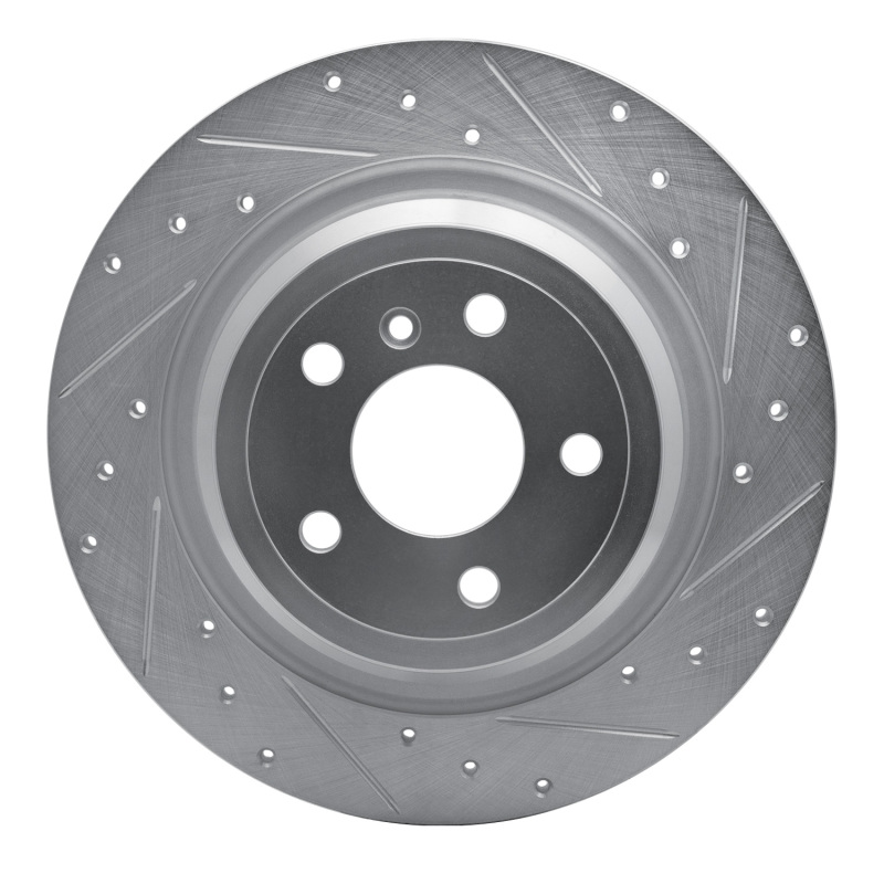 Picture of RNC Brake Rotor - Drill & Slot - R1 12-18 Mercedes-Benz ML350 Rear Right Drilled & Slotted Silver Brake Rotor rnc631-63143R