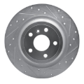 Picture of RNC Brake Rotor - Drill & Slot - R1 12-18 Mercedes-Benz ML350 Rear Right Drilled & Slotted Silver Brake Rotor rnc631-63143R
