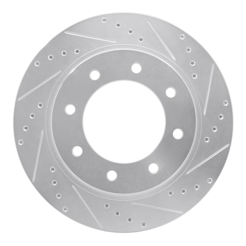 Picture of RNC Brake Rotor - Drill & Slot - R1 12-21 Nissan NV1500 Front Right Drilled & Slotted Silver Brake Rotor rnc631-67102R