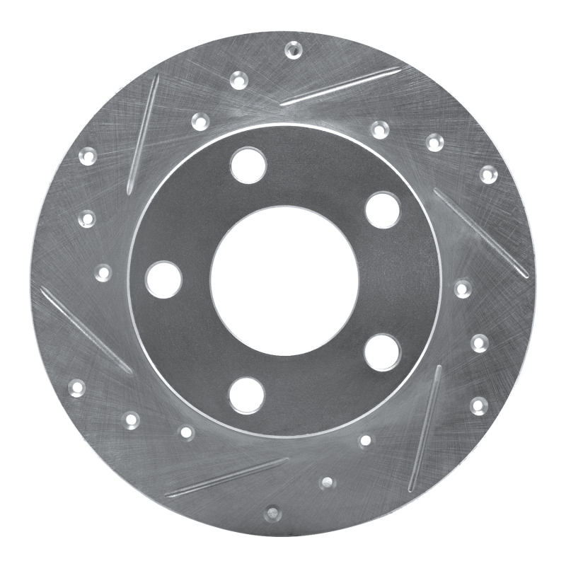 Picture of RNC Brake Rotor - Drill & Slot - R1 96-05 Audi A4 Quattro Rear Left Drilled & Slotted Silver Brake Rotor rnc631-74014L