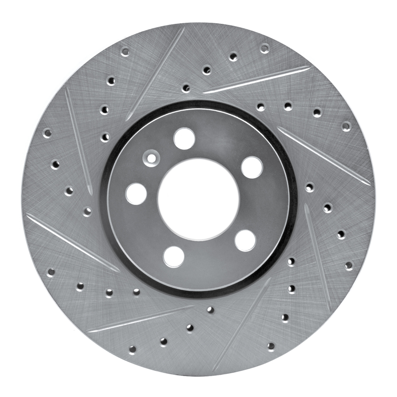 Picture of RNC Brake Rotor - Drill & Slot - R1 98-18 Audi A1 (Mexico) Front Left Drilled & Slotted Silver Brake Rotor rnc631-74020L