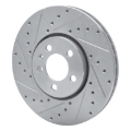 Picture of RNC Brake Rotor - Drill & Slot - R1 98-18 Audi A1 (Mexico) Front Left Drilled & Slotted Silver Brake Rotor rnc631-74020L