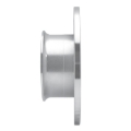 Picture of RNC Brake Rotor - Drill & Slot - R1 72-78 Volkswagen Type 2 Front Left Drilled & Slotted Silver Brake Rotor rnc631-74036L