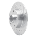 Picture of RNC Brake Rotor - Drill & Slot - R1 11-15 Renault Fluence (Mexico) Rear Right Drilled & Slotted Silver Brake Rotor rnc631-92083R