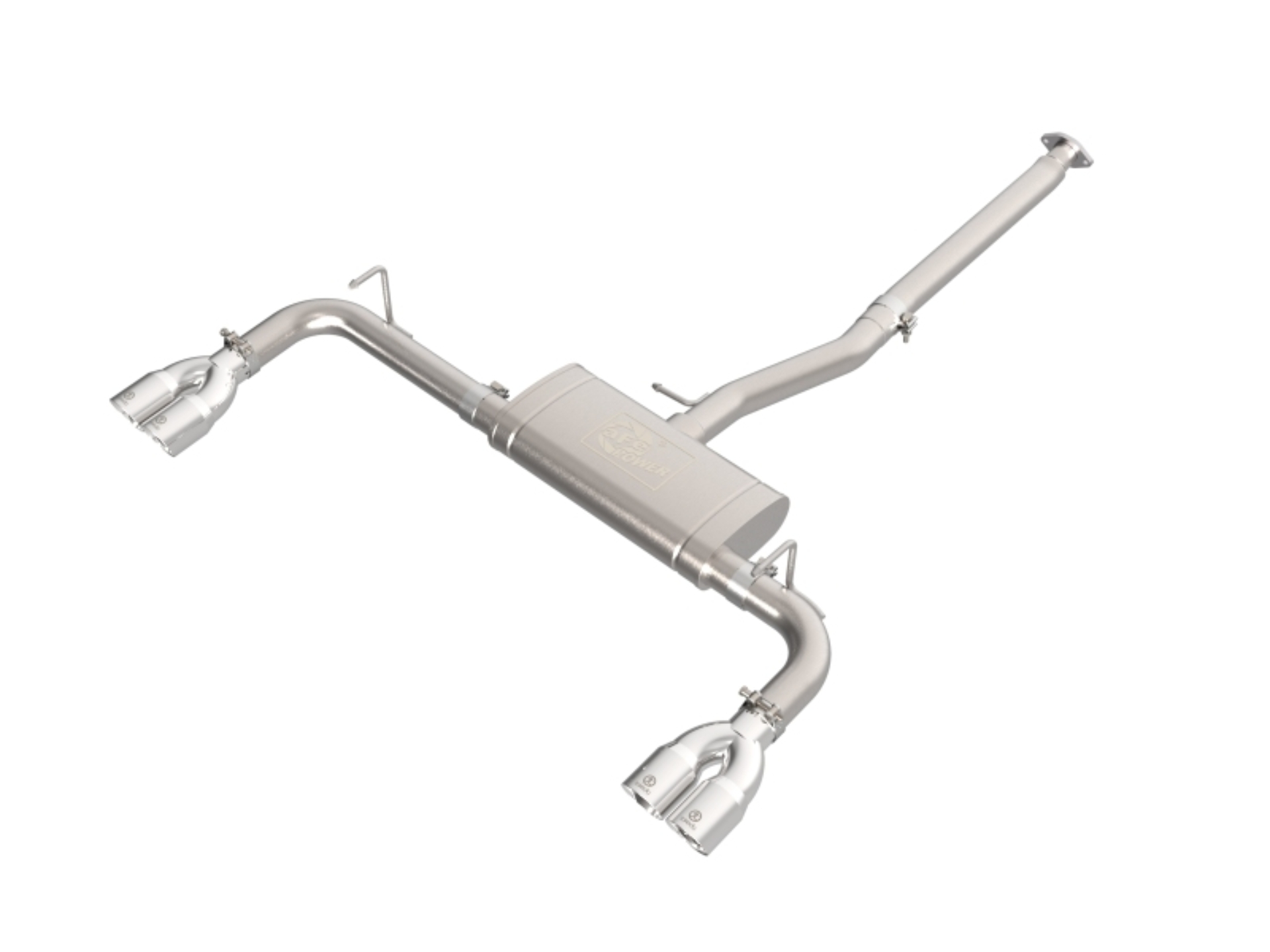 Picture of AFE Exhaust Cat Back - aFe 22-25 Lexus NX250 2.5L SS-304 Cat-Back Exhaust w/ Polished Tips afe49-36084-P