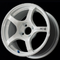 Picture of AVN TC4 Wheels - Advan TC4 16x7.5 / +35 Offset / 4x100 / 63mm Bore / Racing White Metallic and Ring avnYAD6F35AWMR