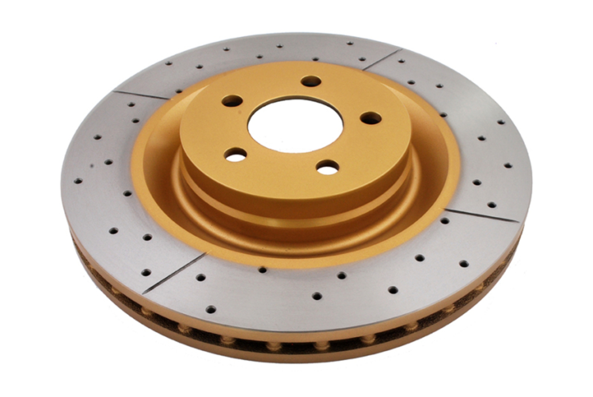 Picture of DBA Street Slot&Drill Rotors - DBA 08-15 Dodge Challenger SRT-8 Front Drilled & Slotted Street Series Rotor dbaDBA2444X