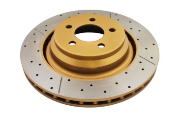 Picture of DBA Street Slot&Drill Rotors - DBA 08-15 Dodge Challenger SRT-8 Rear Drilled & Slotted Street Series Rotor dbaDBA2445X