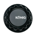 Picture of KNG Center Caps - Konig MRK1 Gloss Black Gear Cap w/ Logo kngCAPMRK1B
