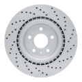 Picture of DFC Geoperf Rotors - Drilled - DFC 08-25 Audi S5 Rear Left Drilled Geoperformance Rotor dfc820-73066L