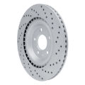 Picture of DFC Geoperf Rotors - Drilled - DFC 08-25 Audi S5 Rear Left Drilled Geoperformance Rotor dfc820-73066L