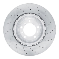 Picture of DFC Geomet Coated Rotors - Drilled - DFC 10-11 Porsche 911 Left Rear Drilled Hi-Carbon Alloy Geomet Coated Rotor dfc920-02061DA