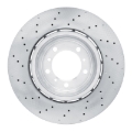 Picture of DFC Geomet Coated Rotors - Drilled - DFC 10-11 Porsche 911 Right Rear Drilled Hi-Carbon Alloy Geomet Coated Rotor dfc920-02060DA
