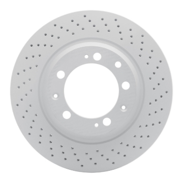 Picture of DFC Geomet Coated Rotors - Drilled - DFC 98-98 Porsche 911 Right Rear Drilled Hi-Carbon Alloy Geomet Coated Rotor dfc920-02113D