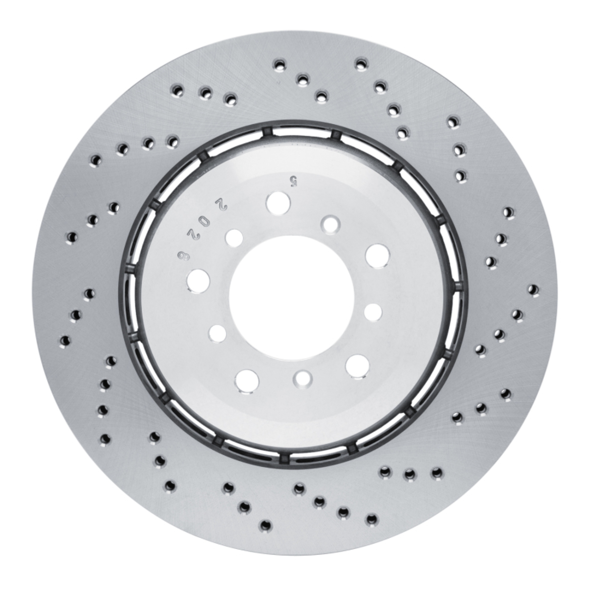 Picture of DFC Geomet Coated Rotors - Drilled - DFC 06-08 BMW Z4 Right Front Drilled Hi-Carbon Alloy Geomet Coated Rotor dfc920-31079DA