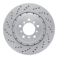 Picture of DFC Geomet Coated Rotors - Drilled - DFC 06-08 BMW Z4 Left Front Drilled Hi-Carbon Alloy Geomet Coated Rotor dfc920-31080DA