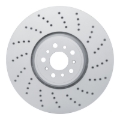 Picture of DFC Geomet Coated Rotors - Drilled - DFC 20-25 BMW X6 Right Front Drilled Hi-Carbon Alloy Geomet Coated Rotor dfc920-31185D