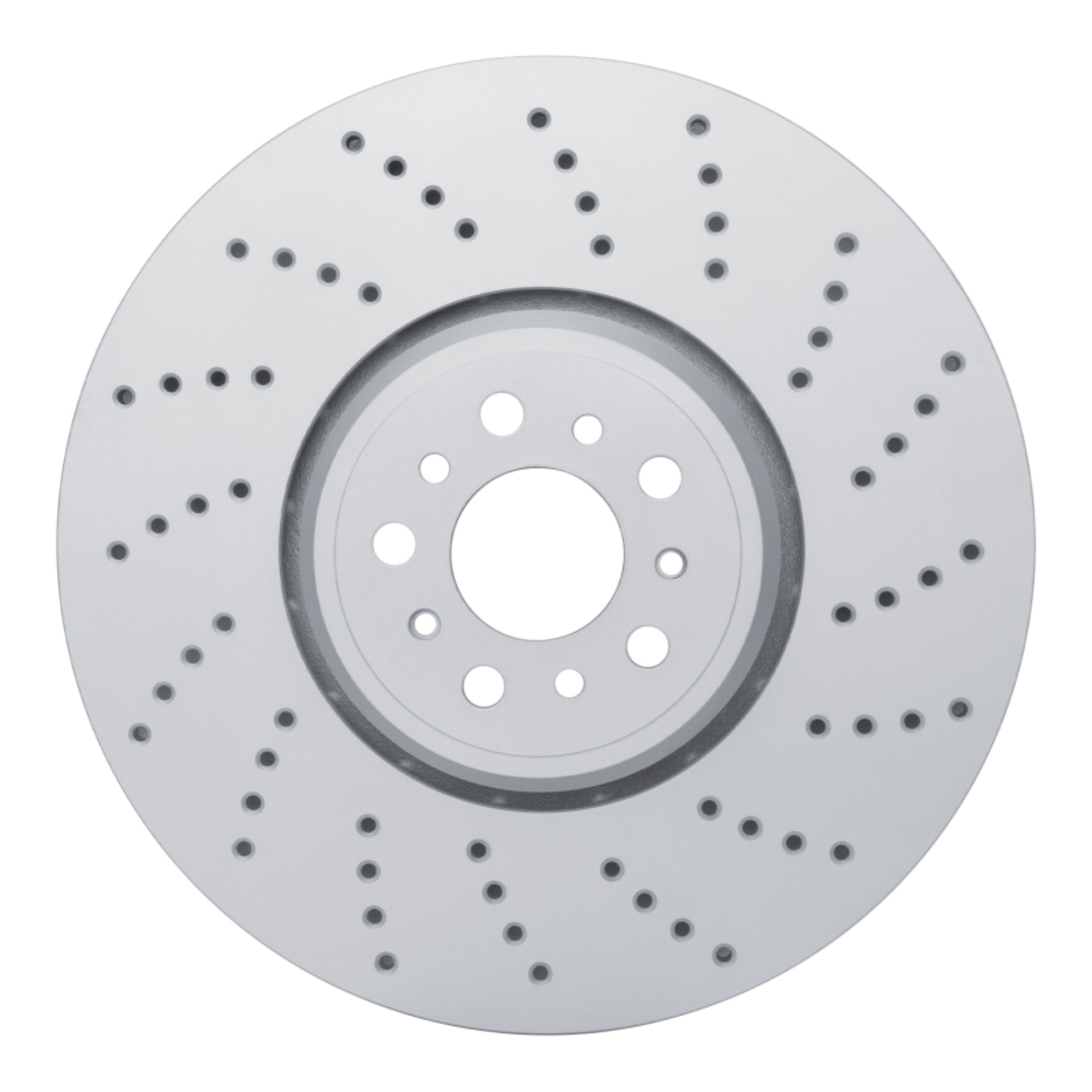 Picture of DFC Geomet Coated Rotors - Drilled - DFC 20-25 BMW X6 Right Front Drilled Hi-Carbon Alloy Geomet Coated Rotor dfc920-31185D