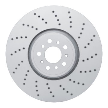 Picture of DFC Geomet Coated Rotors - Drilled - DFC 20-25 BMW X6 Right Front Drilled Hi-Carbon Alloy Geomet Coated Rotor dfc920-31185D