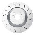 Picture of DFC Geomet Coated Rotors - Drilled - DFC 20-25 BMW X4 Right Rear Drilled Hi-Carbon Alloy Geomet Coated Rotor dfc920-31187D