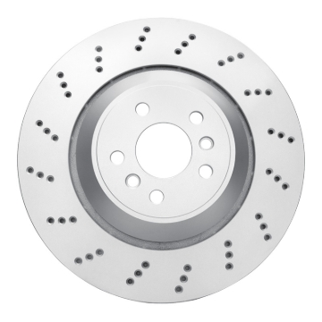 Picture of DFC Geomet Coated Rotors - Drilled - DFC 20-25 BMW X3 Left Rear Drilled Hi-Carbon Alloy Geomet Coated Rotor dfc920-31188D