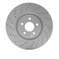Picture of DFC Geomet Coated Rotors - Drilled - DFC 13-20 Mercedes-Benz SL550 Front Drilled Hi-Carbon Alloy Geomet Coated Rotor dfc920-63105