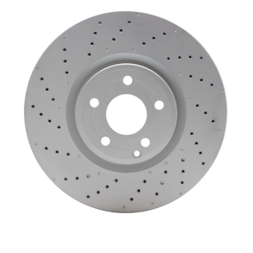 Picture of DFC Geomet Coated Rotors - Drilled - DFC 13-20 Mercedes-Benz SL550 Front Drilled Hi-Carbon Alloy Geomet Coated Rotor dfc920-63105