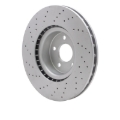 Picture of DFC Geomet Coated Rotors - Drilled - DFC 13-20 Mercedes-Benz SL550 Front Drilled Hi-Carbon Alloy Geomet Coated Rotor dfc920-63105