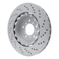 Picture of DFC Geomet Coated Rotors - Drilled - DFC 06-08 BMW Z4 Left Front Drilled Hi-Carbon Alloy Geomet Coated Rotor dfc920-31080DA