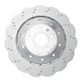 Picture of DFC Geomet Coated Rotors - Drilled - DFC 14-24 Audi R8 Rear Drilled Hi-Carbon Alloy Geomet Coated Rotor dfc920-73074A