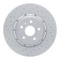 Picture of DFC Geomet Coated Rotors - Drilled - DFC 11-11 Saab 9-5 Front Drilled Hi-Carbon Alloy Geomet Coated Rotor dfc920-65023A