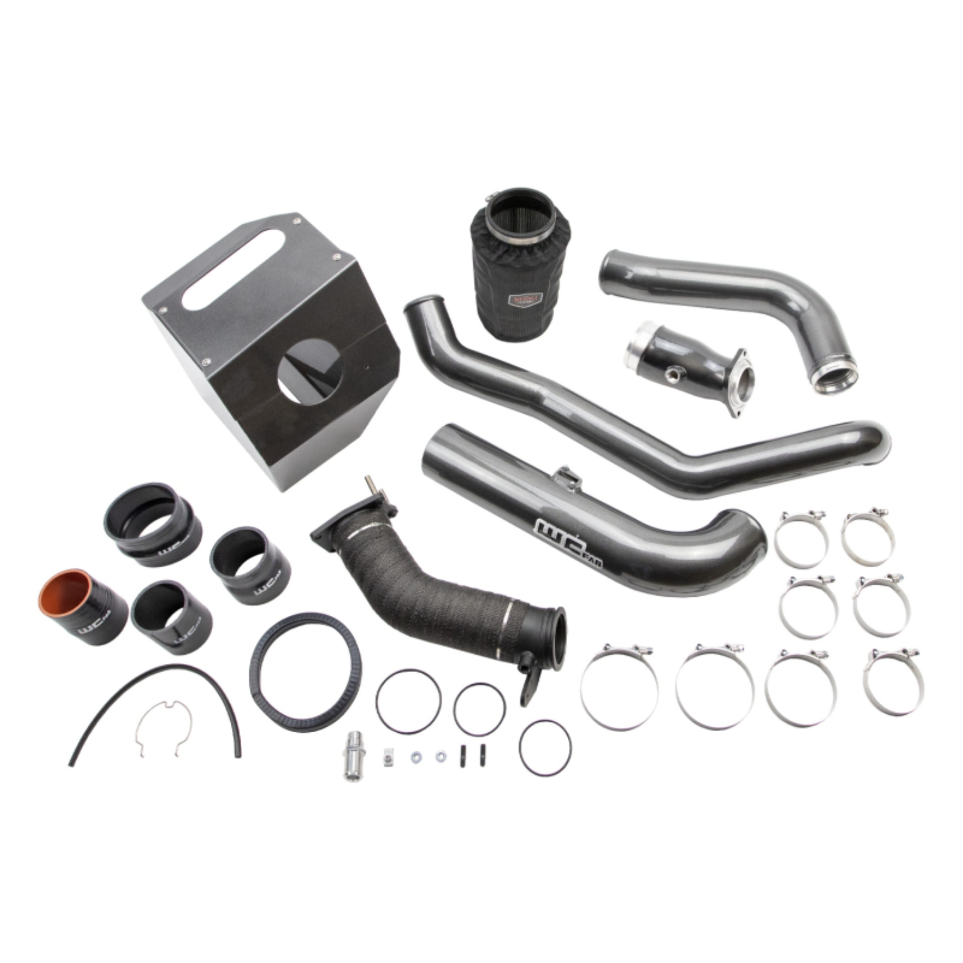 Picture of WCF Intake Bundle Kit - Wehrli 17-19 Chevrolet L5P Duramax High Flow Intake Bundle Kit - Chevy Orange wcfWCF100403-CRO