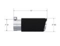Picture of MBRP Univ Exhaust Tips Carbon - MBRP Universal Carbon Fiber Tip 4in ID/5in OD/12in L Dual Wall Angle Cut mbrpT5051CF