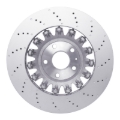 Picture of DFC Geomet Coated Rotors - Drilled - DFC 12-13 Audi TT Quattro RS Front Drilled Hi-Carbon Alloy Geomet Coated Rotor dfc920-73073A