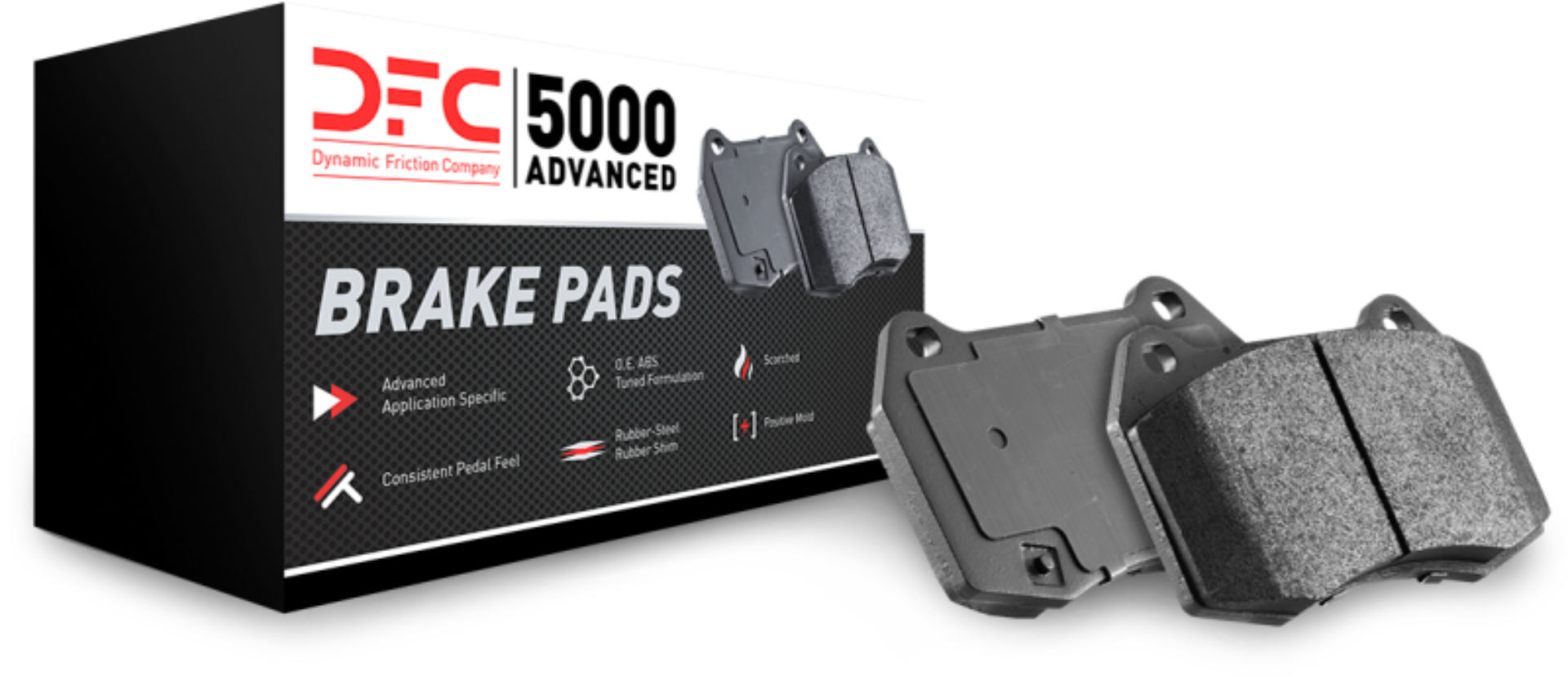 Picture of DFC 5000 Advanced Ceramic Brake Pads - DFC 23-24 Vinfast Vf8 Rear 5000 Advanced Ceramic Brake Pads and Hardware Kit dfc1551-2587-01