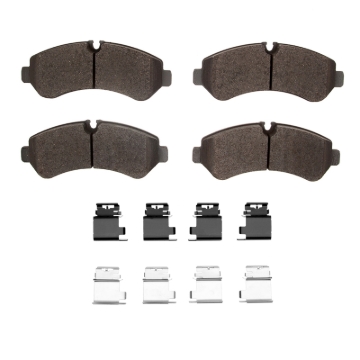 Picture of DFC 5000 Advanced Low Met Brake Pads - DFC 19-23 Freightliner Sprinter 4500 Rear 5000 Advanced Low Metallic Brake Pads and Hardware Kit dfc1552-2236-01