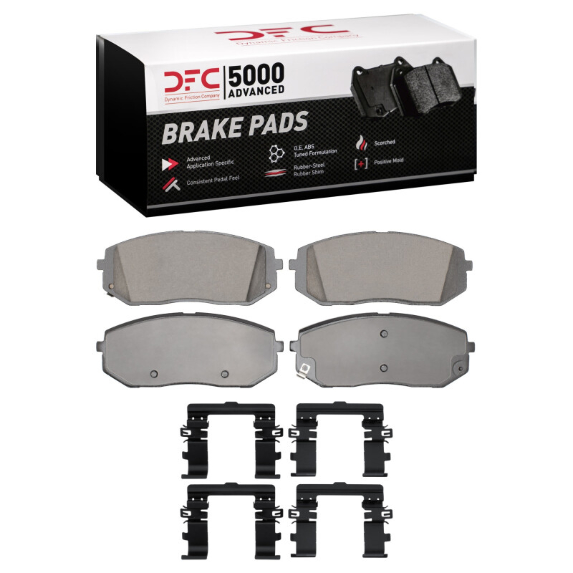 Picture of DFC 5000 Advanced Ceramic Brake Pads - DFC 24-26 Hyundai Ioniq 9 Front 5000 Advanced Ceramic Brake Pads and Hardware Kit dfc1551-2527-01
