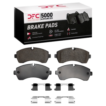 Picture of DFC 5000 Advanced Low Met Brake Pads - DFC 06-24 American Coach Patriot Rear/Front 5000 Advanced Low Metallic Brake Pads and Hardware Kit dfc1552-1268-01