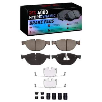 Picture of DFC 4000 HybriDynamic Brake Pads - DFC 09-18 BMW Activehybrid 7 Front 4000 HybriDynamic Brake Pads and Hardware Kit dfc4000-1409-01