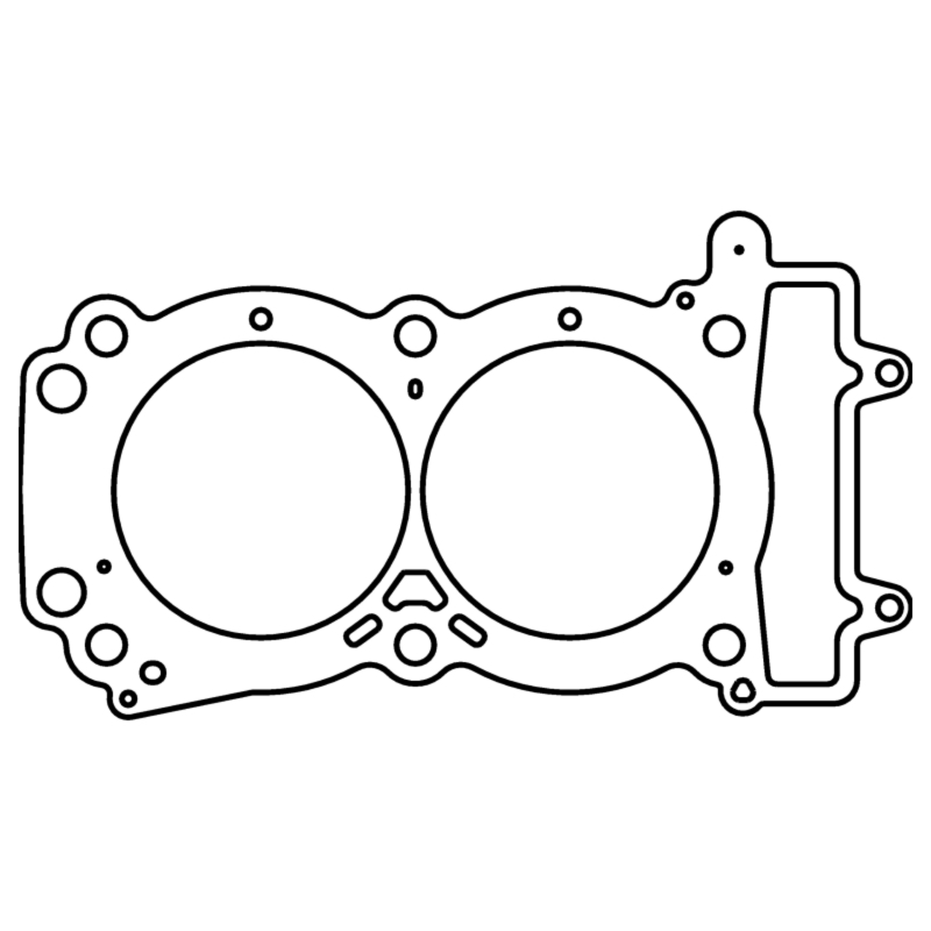 Picture of CG Powersports Head Gasket - Cometic 18-21 Polaris RZR XP Turbo 95MM .036in MLX Head Gasket cgsH4669036S